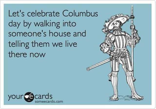 Columbus Day in a Nutshell