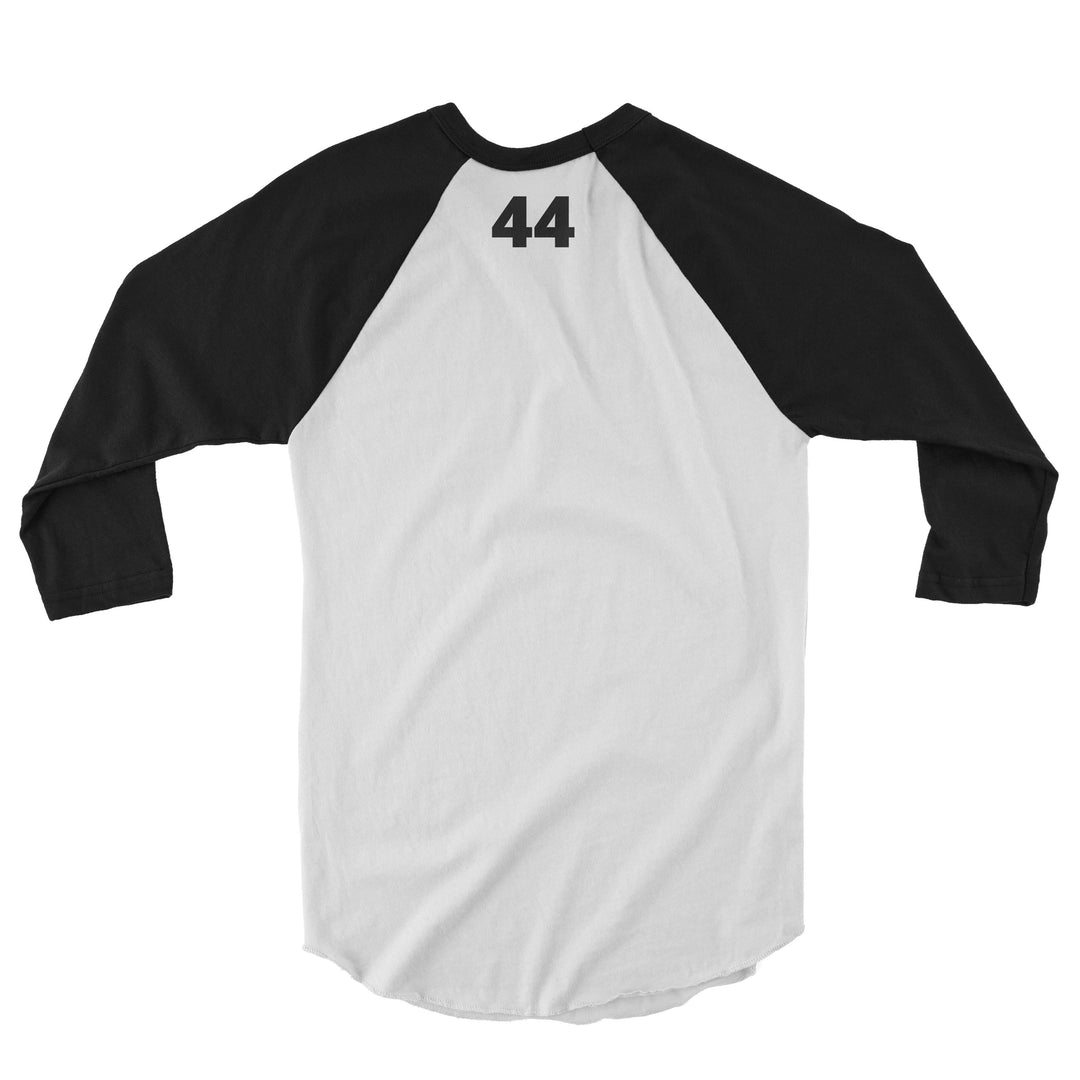 #44 Unisex Baseball Raglan Baseball Raglan Reelect Obama 