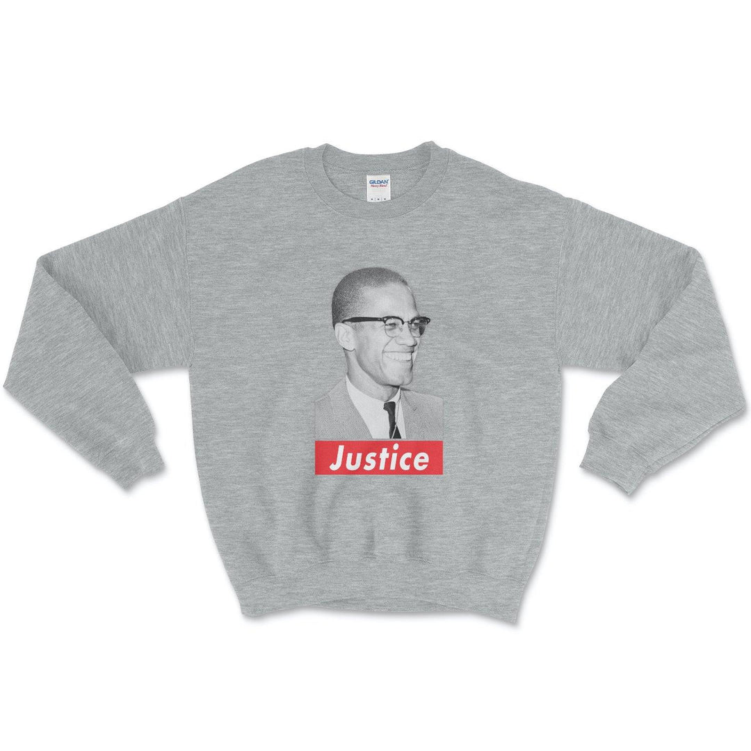 Malcolm X Justice Sweatshirt - Old News Co.