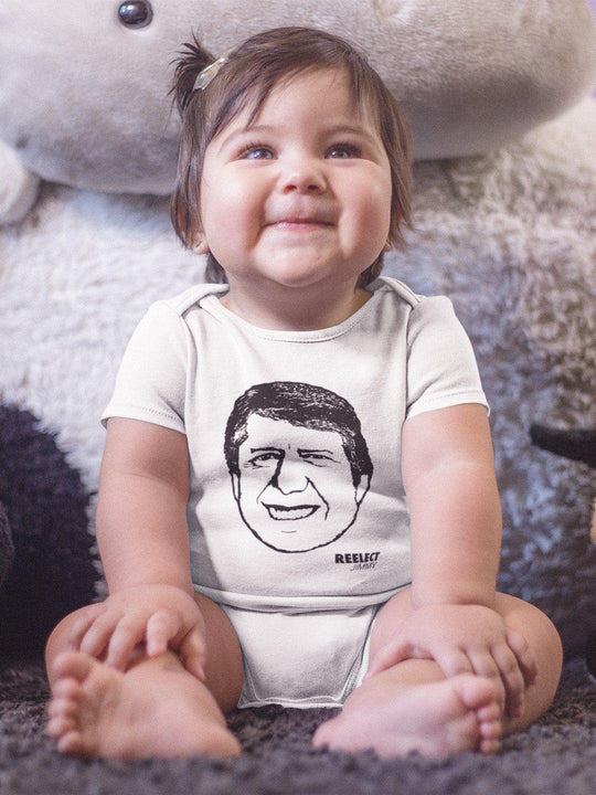 A Leader, for a Change Baby Onesie Baby Onesie Reelect Jimmy 
