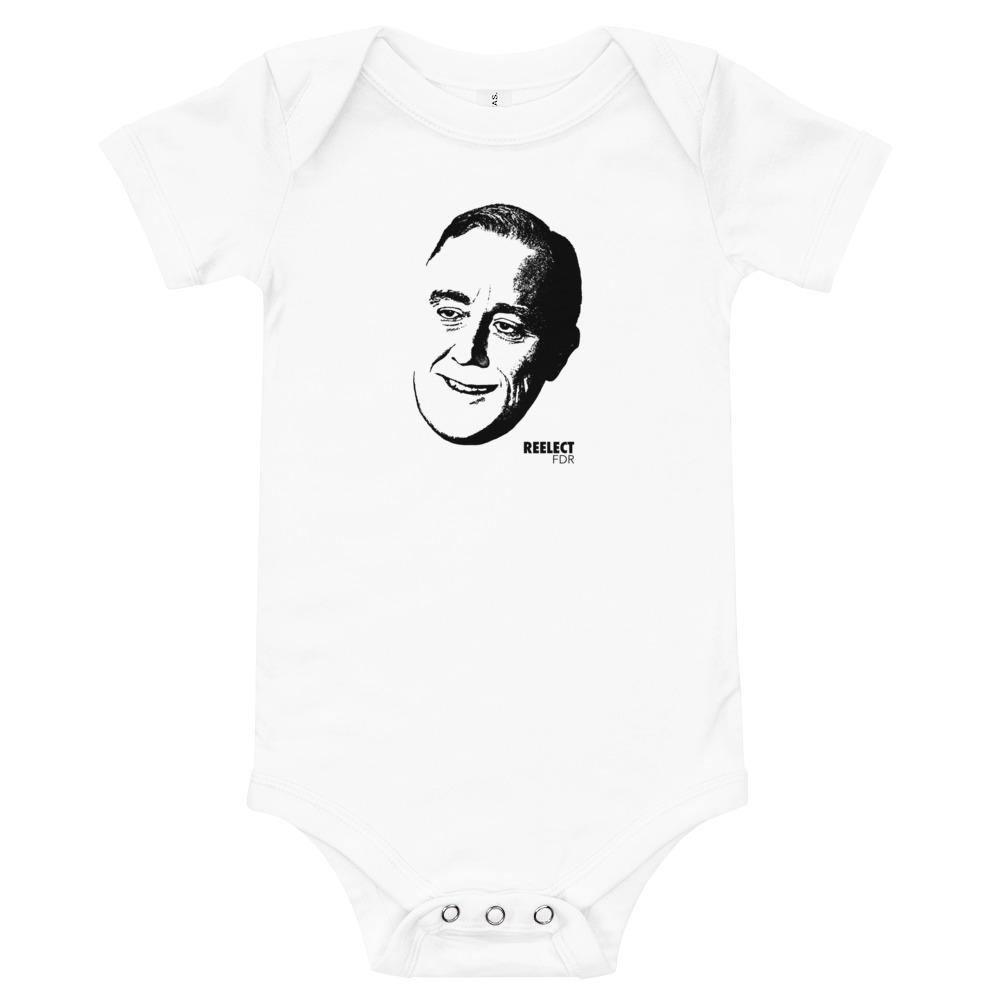 A New Deal Baby Onesie Baby Onesie Reelect FDR 3-6m 