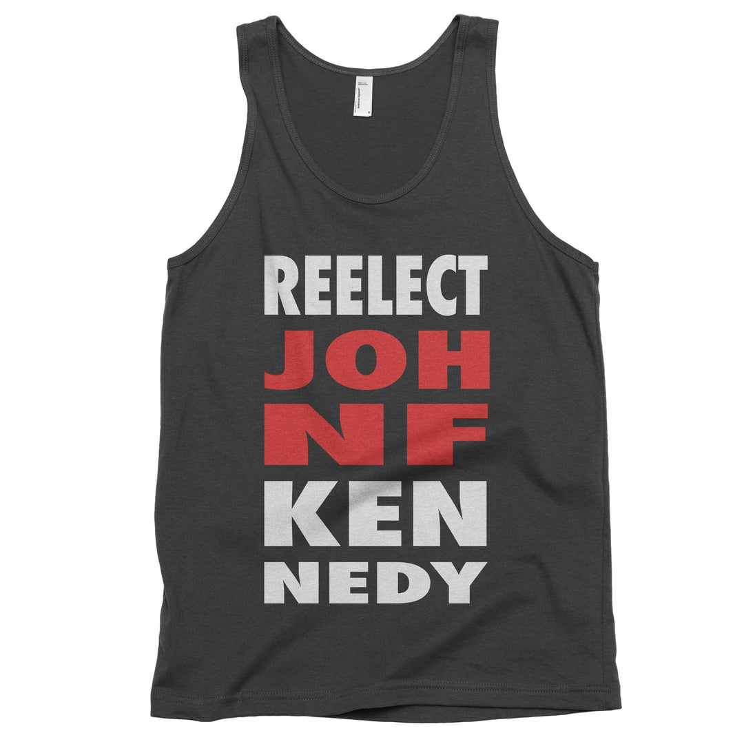 A New Leader for the 60s Tank Top Reelect JFK Men/Unisex Black XS