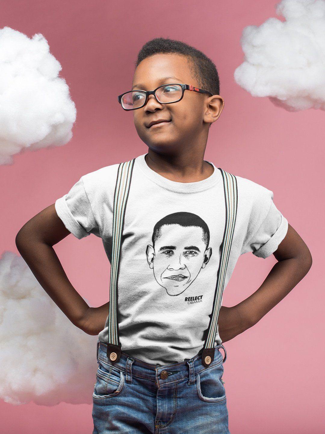 Hope Toddler/Kids Tee Kids Shirt Reelect Obama 