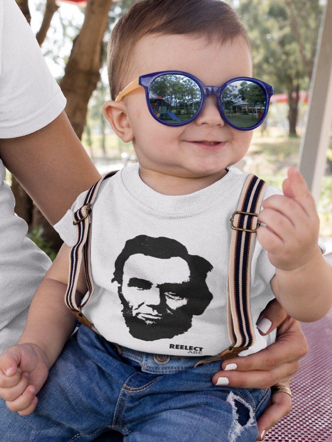 Hurrah for Abe Baby Tee Baby Shirt Reelect Abe 