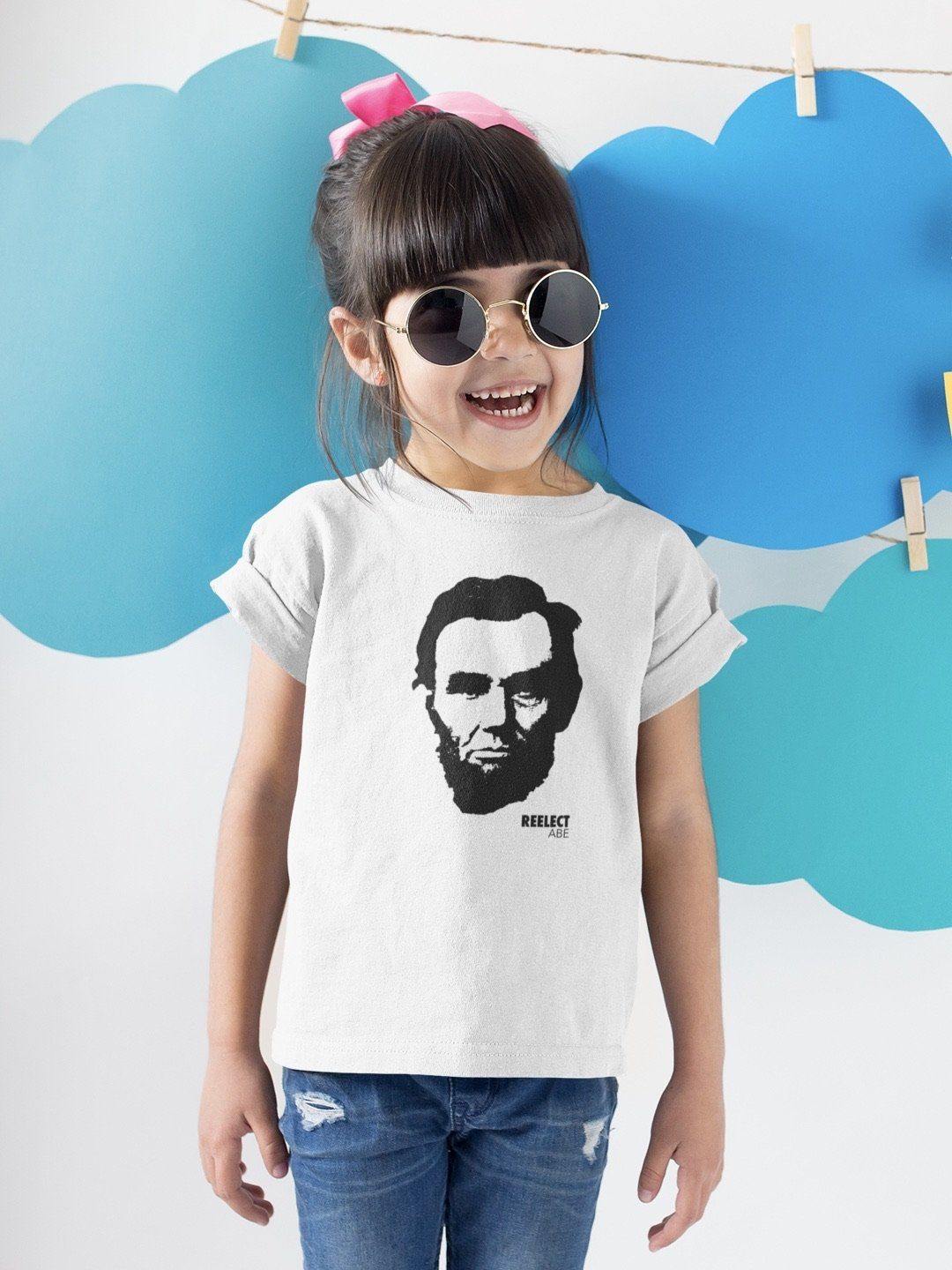 Hurrah for Lincoln Toddler/Kids Tee Kids Shirt Reelect Abe 
