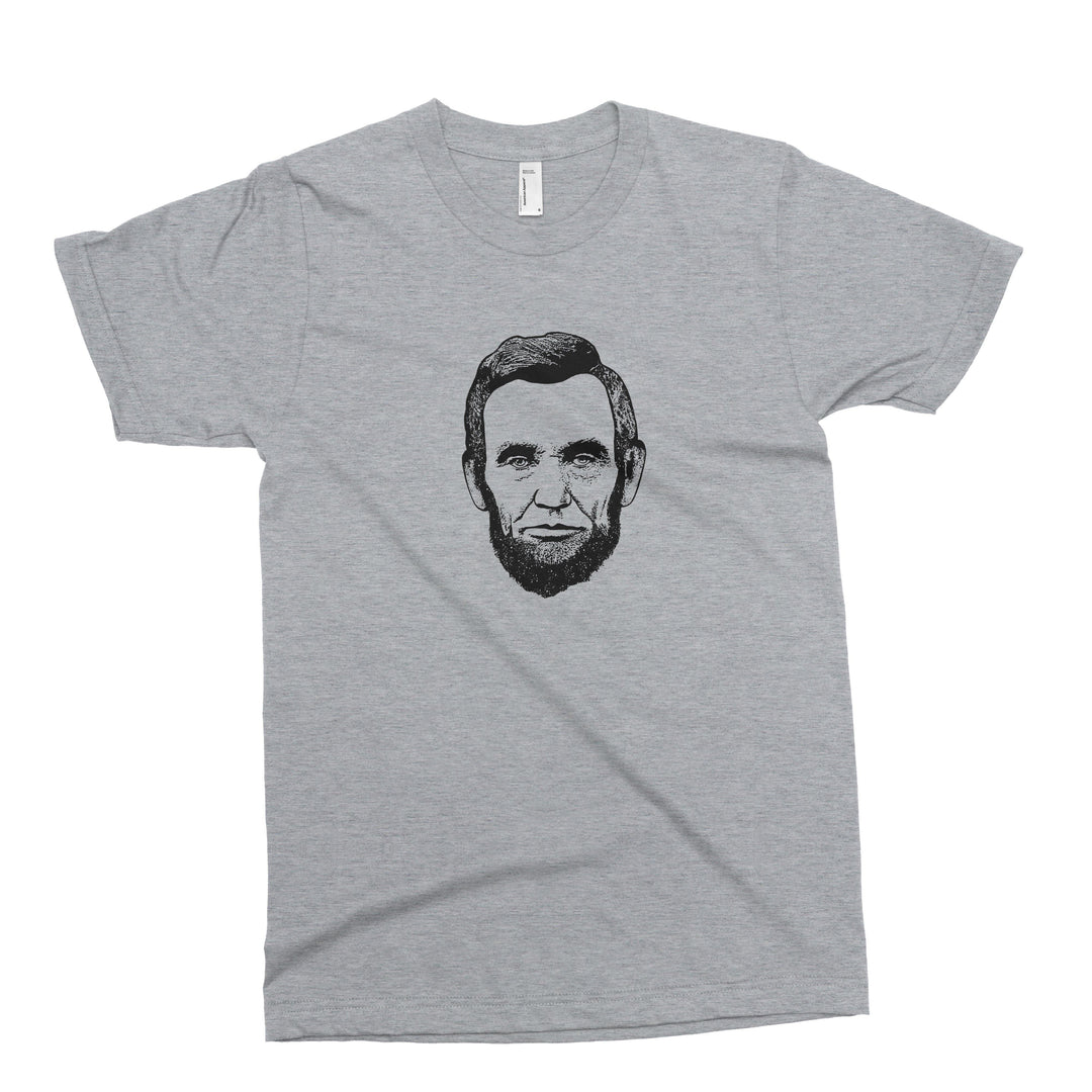 Lincoln 16 T-Shirt Reelect Abe Men/Unisex Heather Grey XS