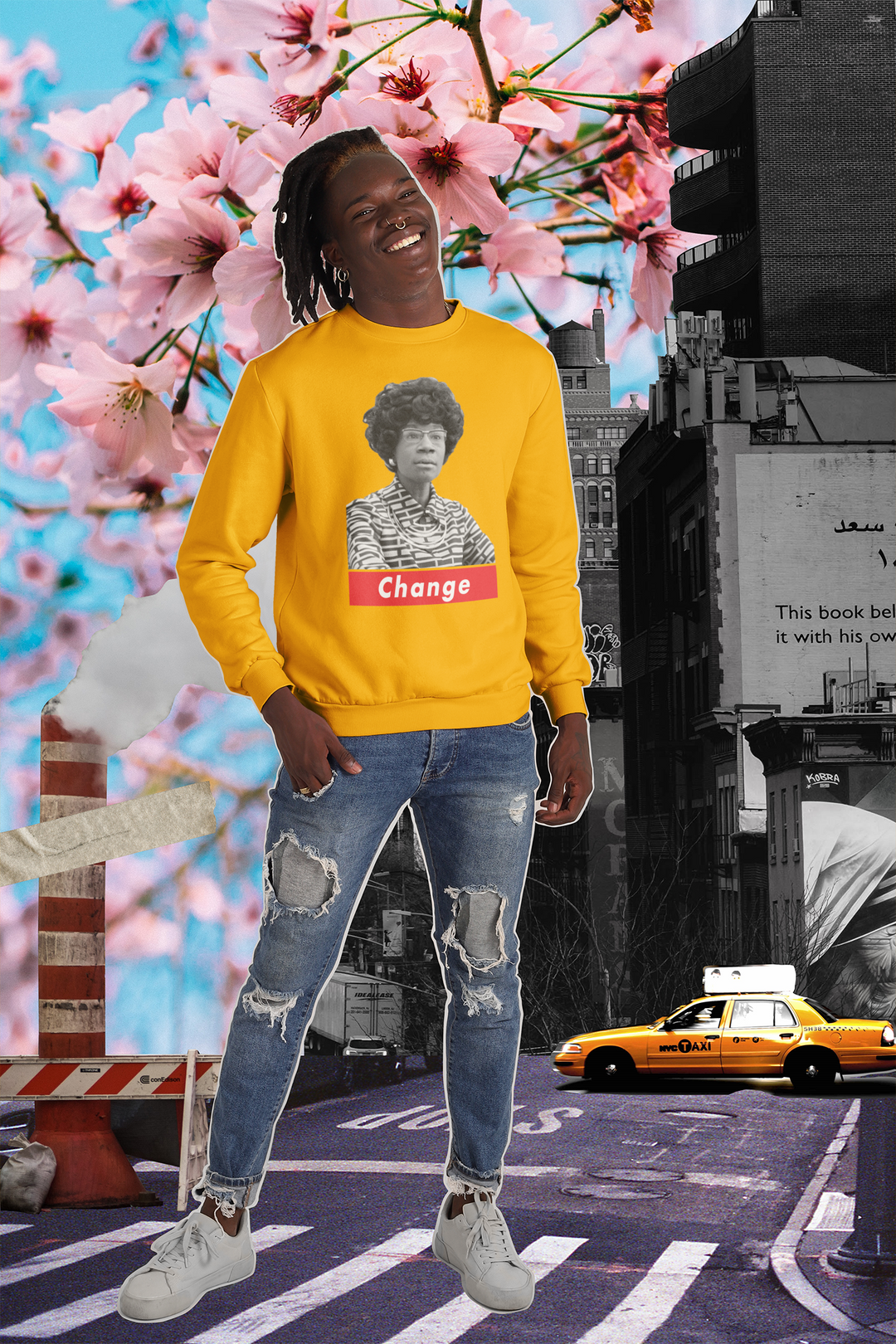 Shirley Chisholm Change Sweatshirt - Old News Co.