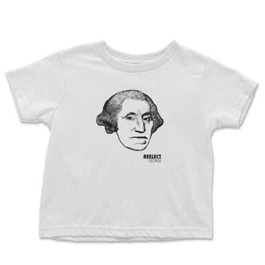 The Original Revolutionary Baby Tee Baby Shirt Reelect George 6-12m 