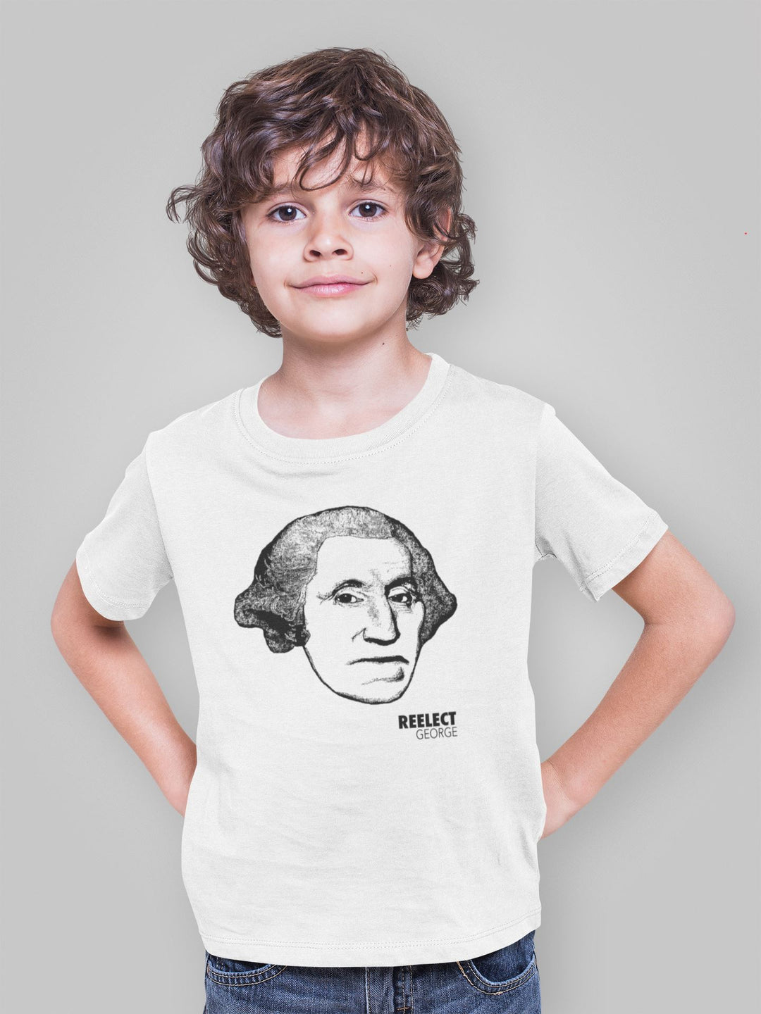 The Original Revolutionary Toddler/Kids Tee Kids Shirt Reelect George 