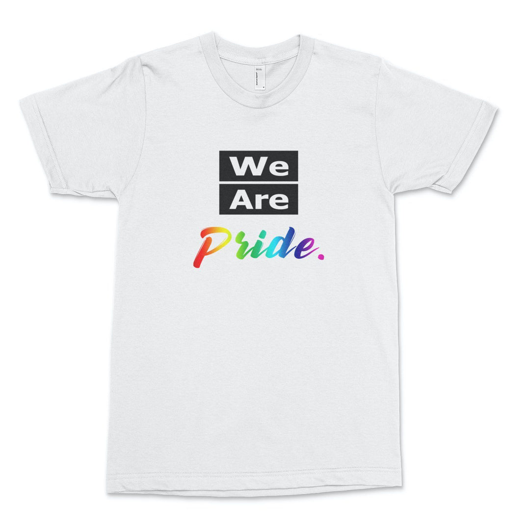 We Are Pride T-Shirt Old News Co. Men/Unisex White XS