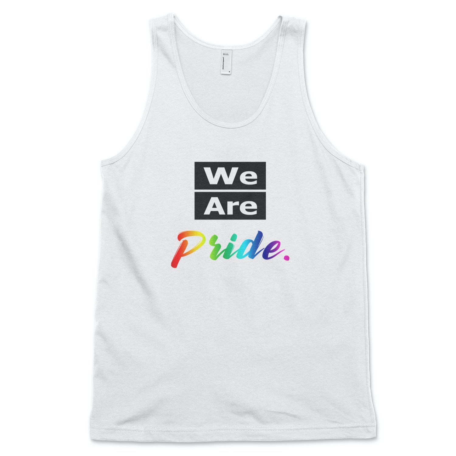 We Are Pride tank top Tank Top Old News Co. Men/Unisex White XS